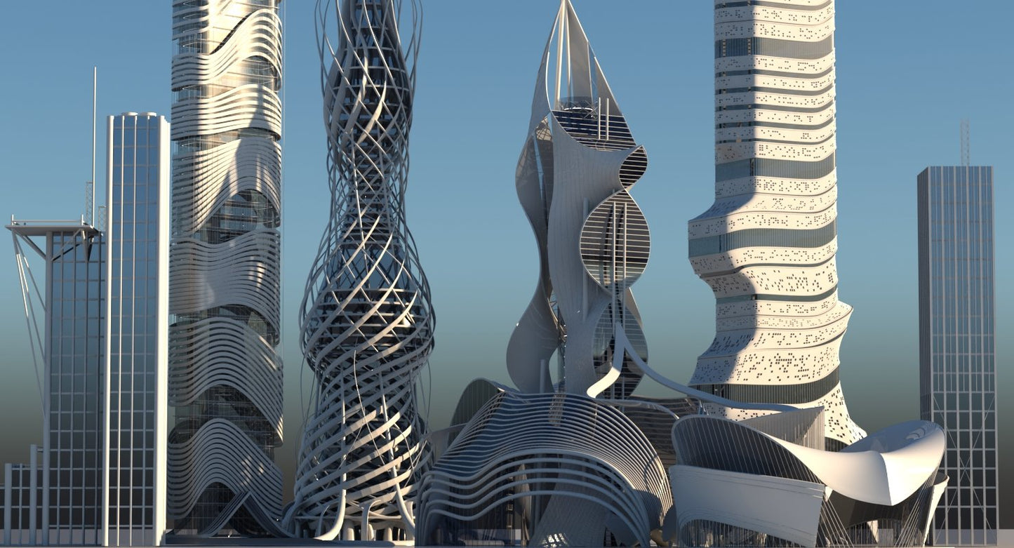 Futuristic Skyscraper collection 6