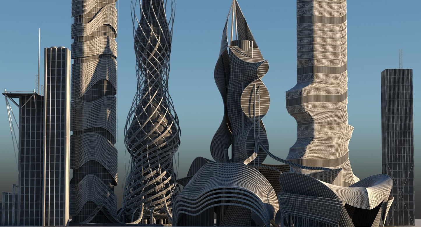 Futuristic Skyscraper collection 6