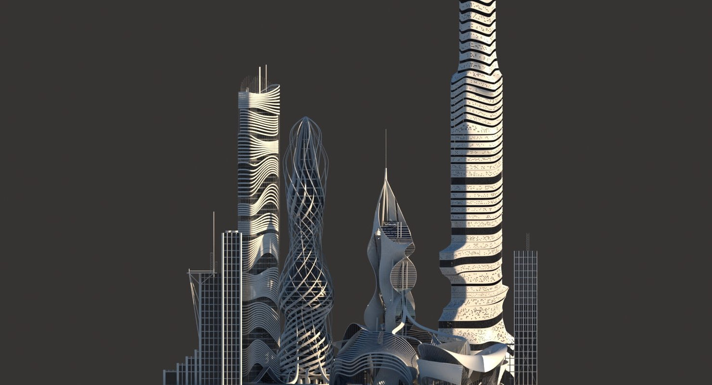 Futuristic Skyscraper collection 6