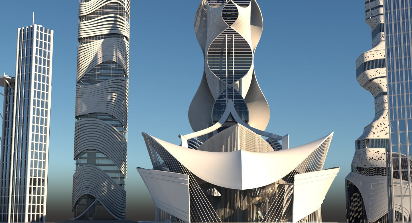 Futuristic Skyscraper collection 6