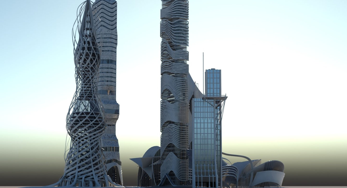 Futuristic Skyscraper collection 6