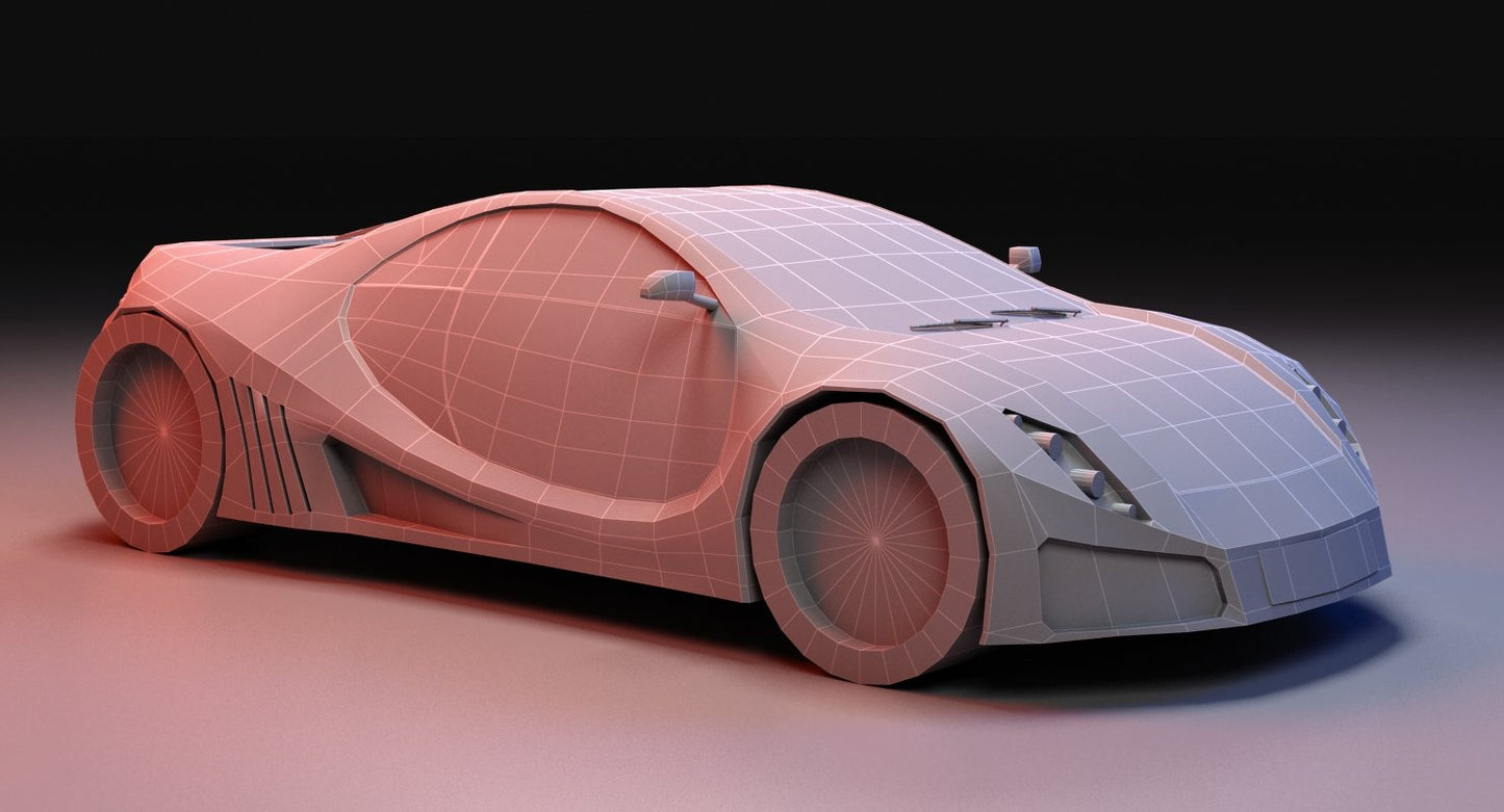 Low Polygon Car Free