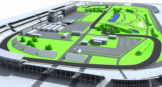 Indianapolis Motor Speed Way Map