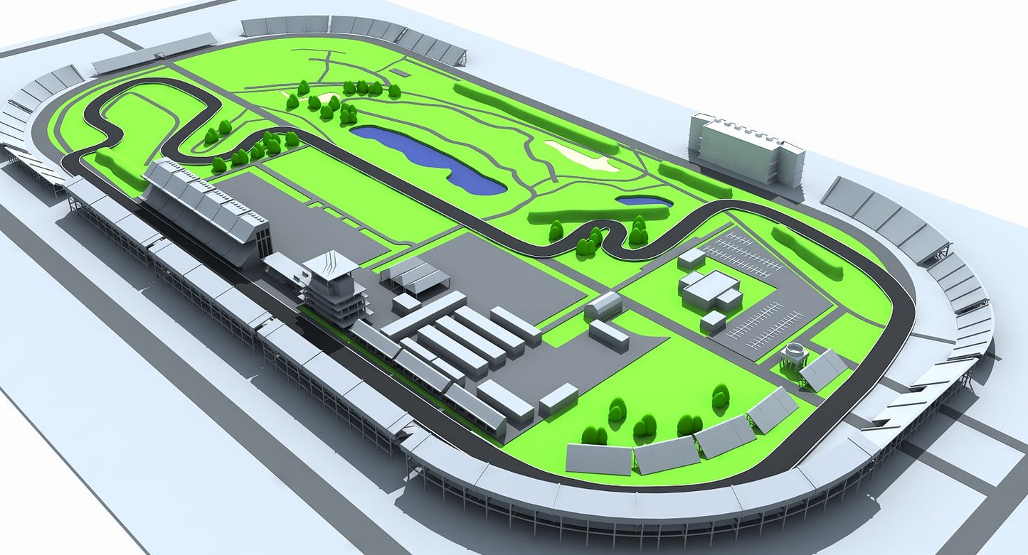 Indianapolis Motor Speed Way Map