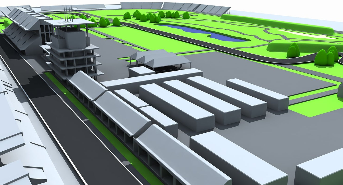 Indianapolis Motor Speed Way Map