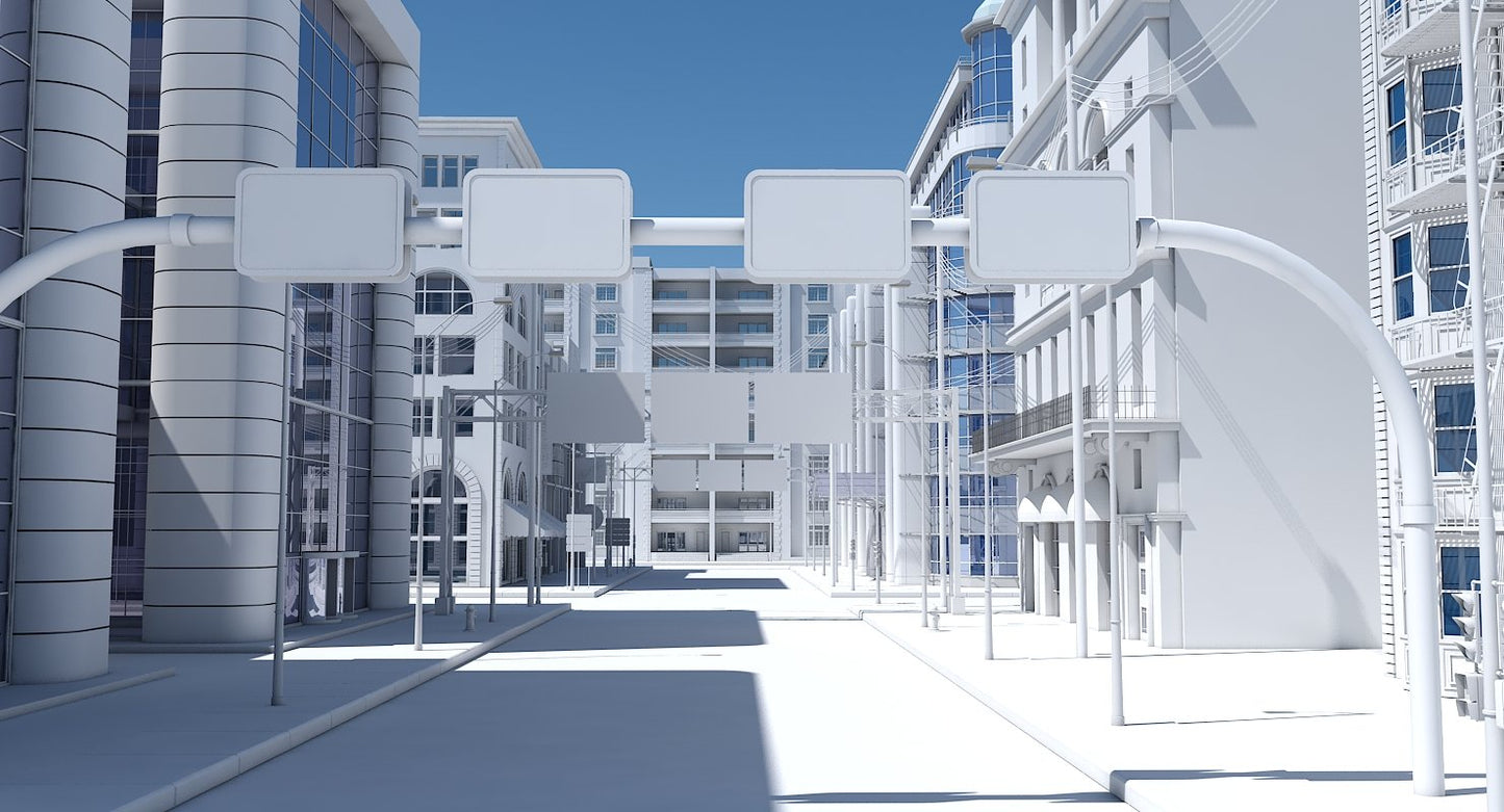 HD City Street Scene
