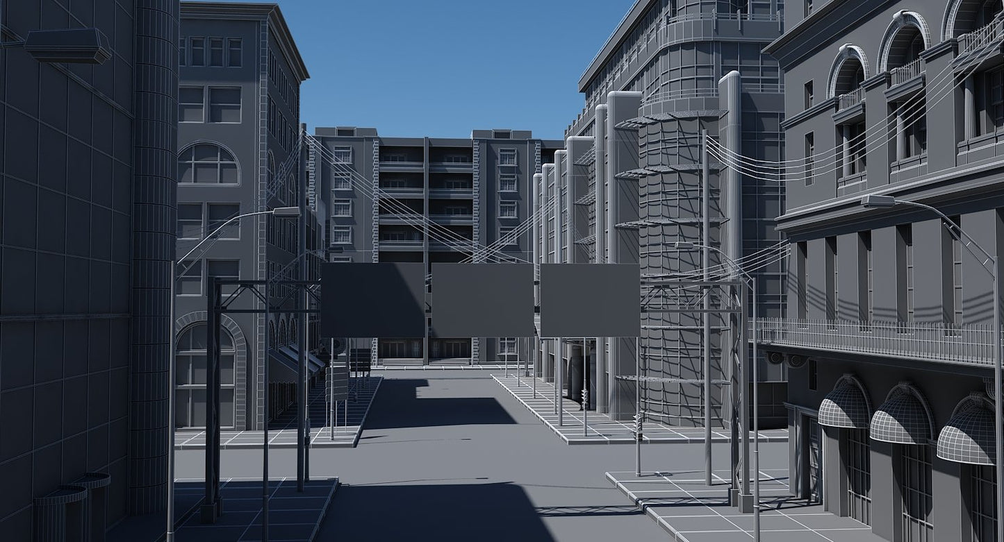 HD City Street Scene