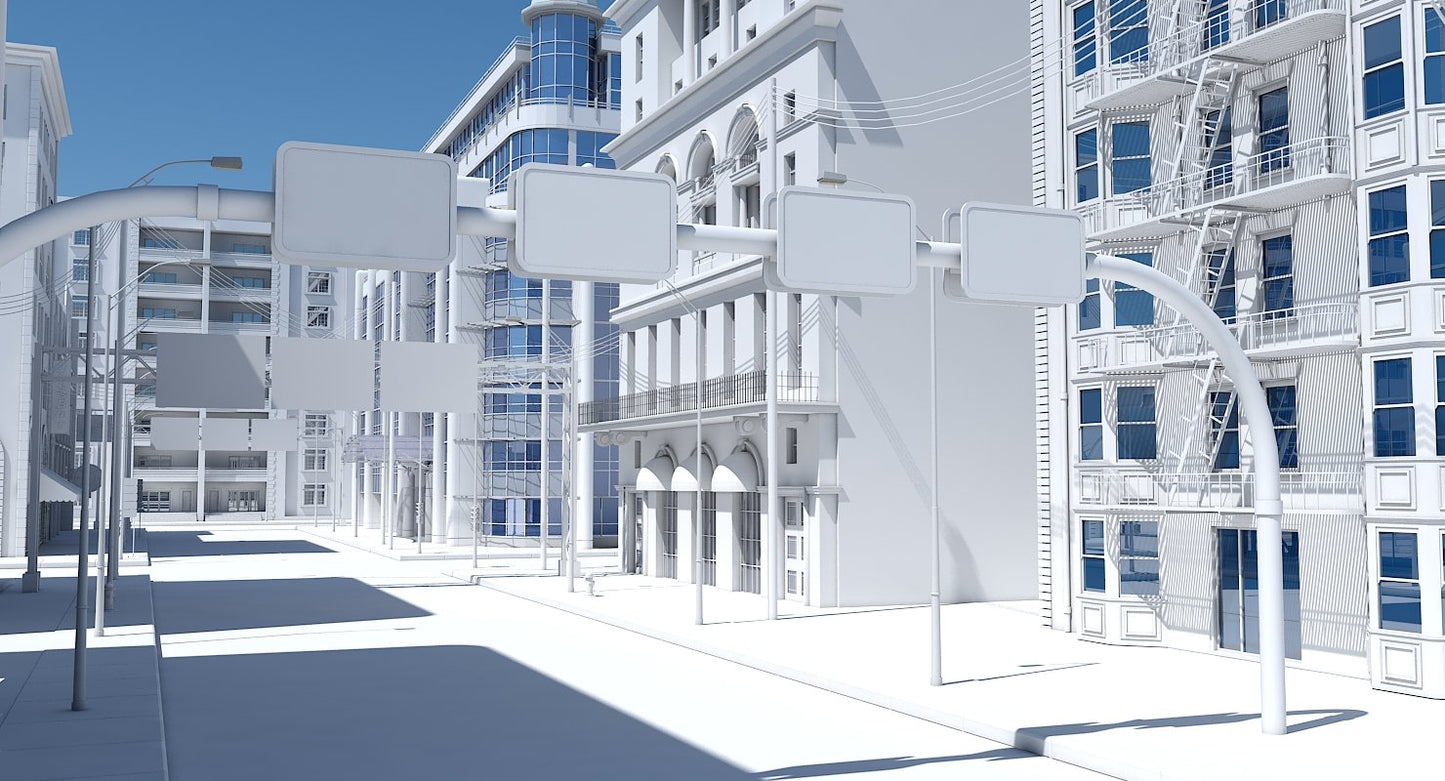 HD City Street Scene