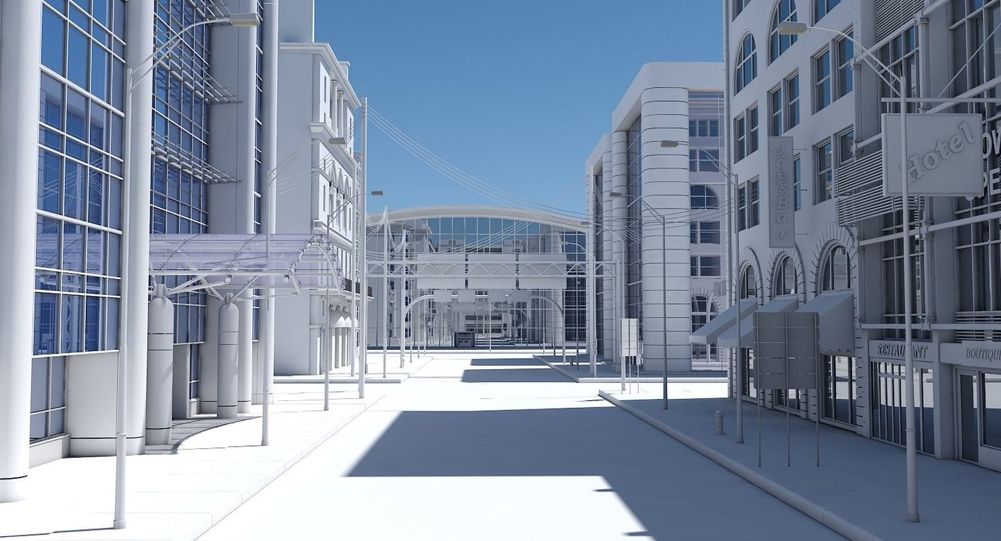 HD City Street Scene