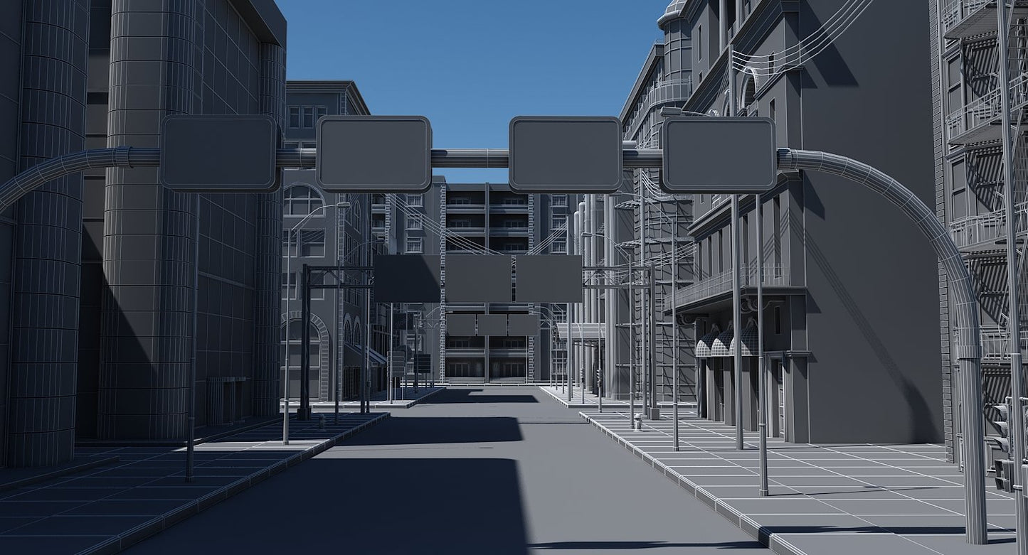 HD City Street Scene