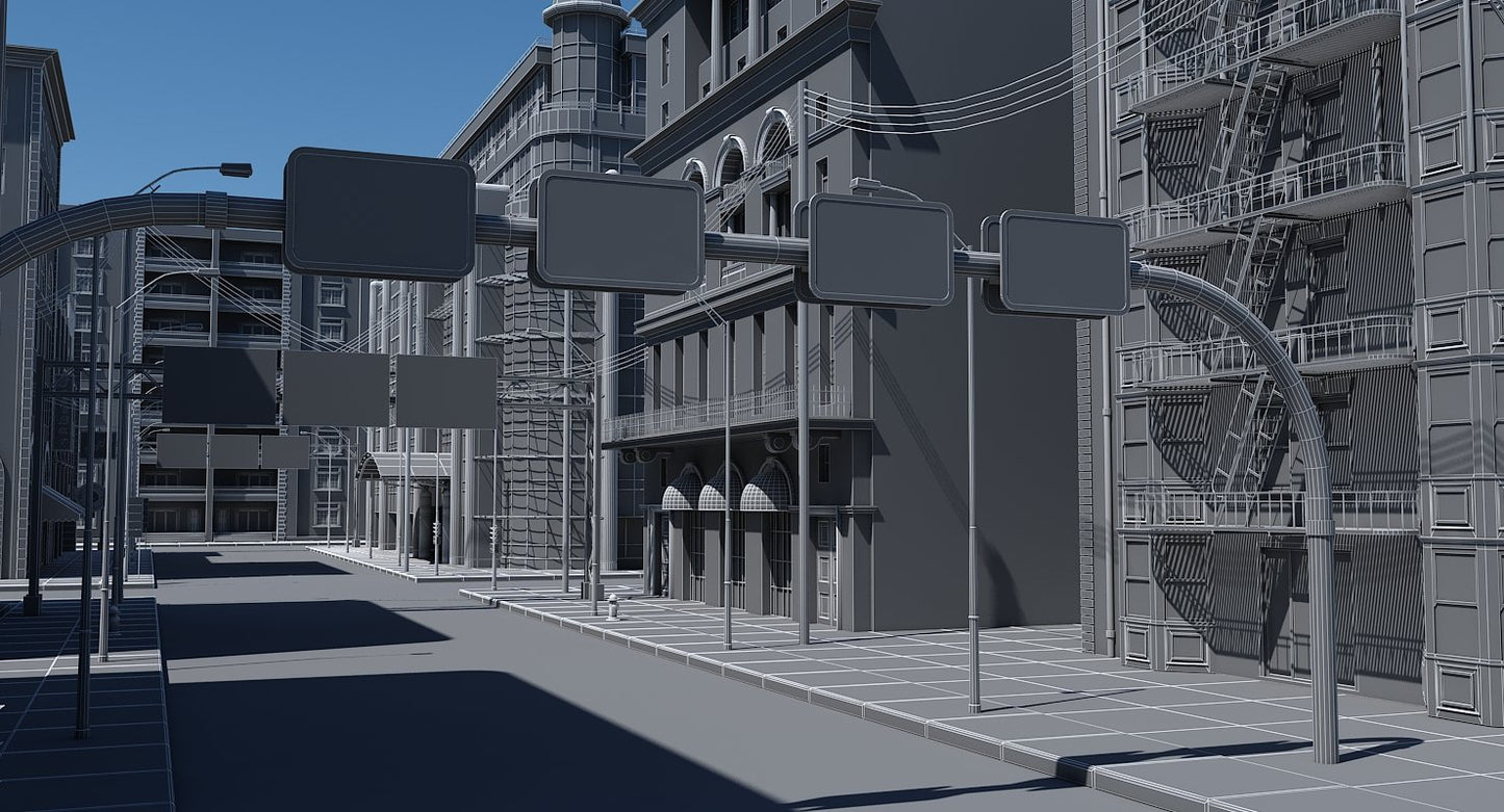 HD City Street Scene