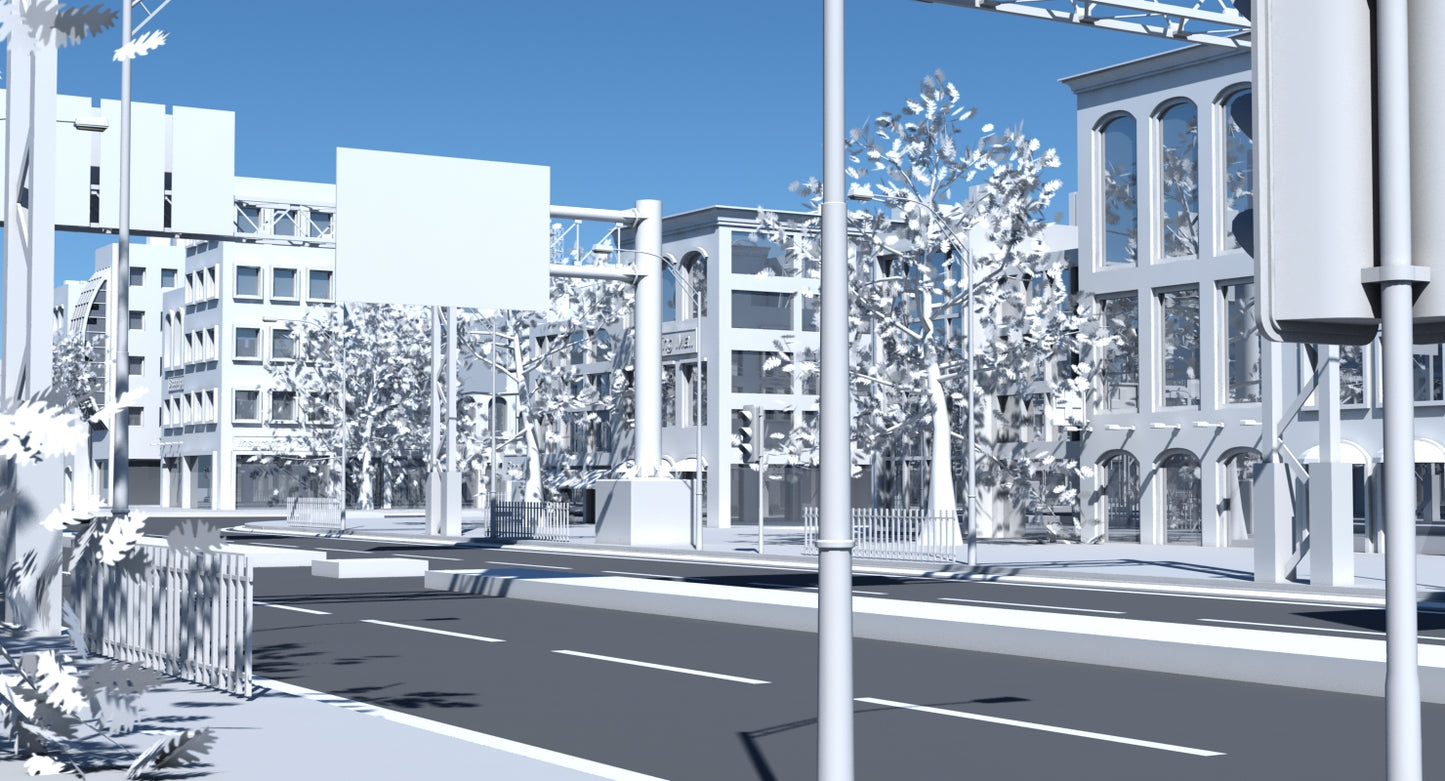 3D City Street