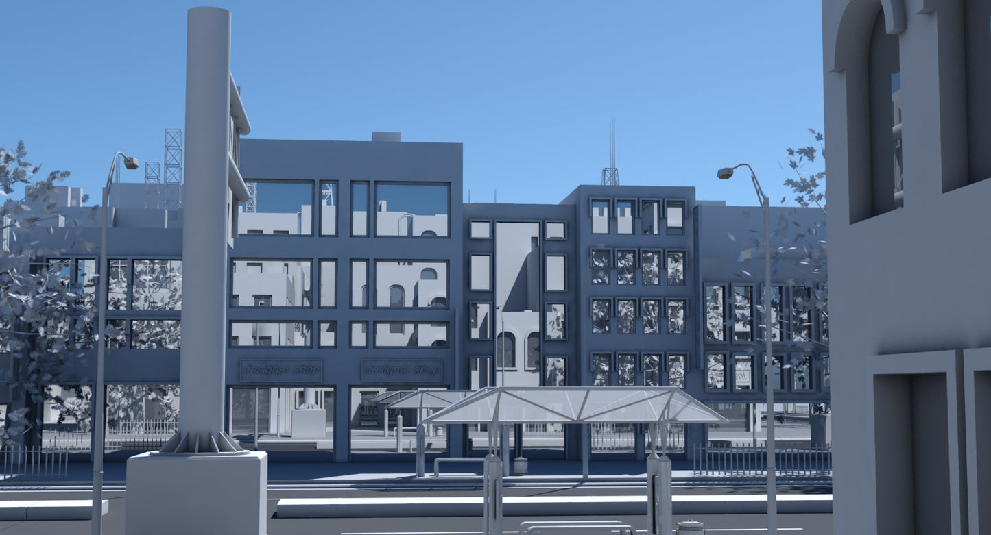 3D City Street