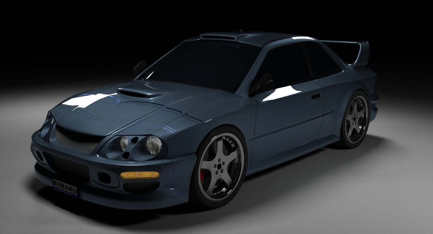 Subaru Free 3D Model