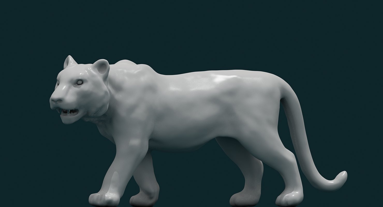 3D Tigers Models