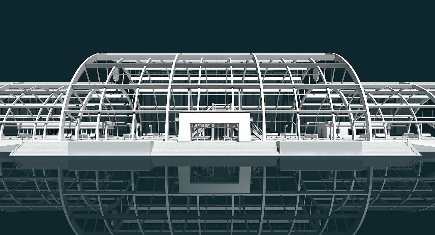 3D Train Station 09