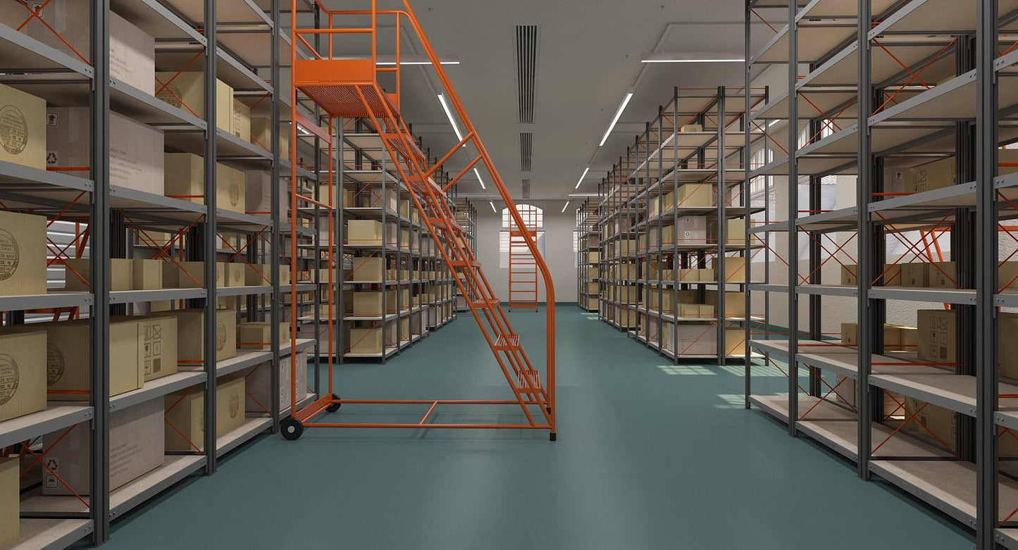 Warehouse Interior Furnished 3D model
