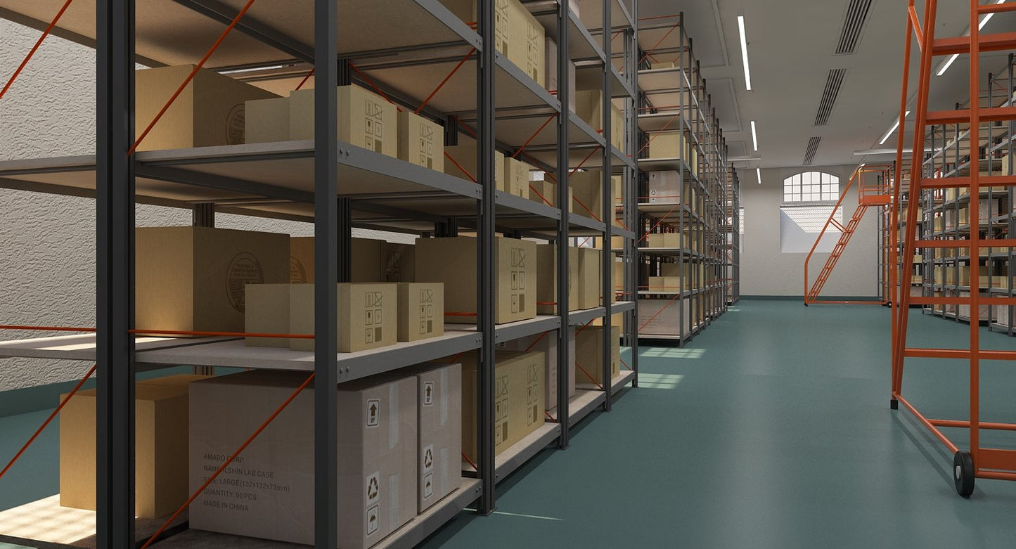 Warehouse Interior Furnished 3D model