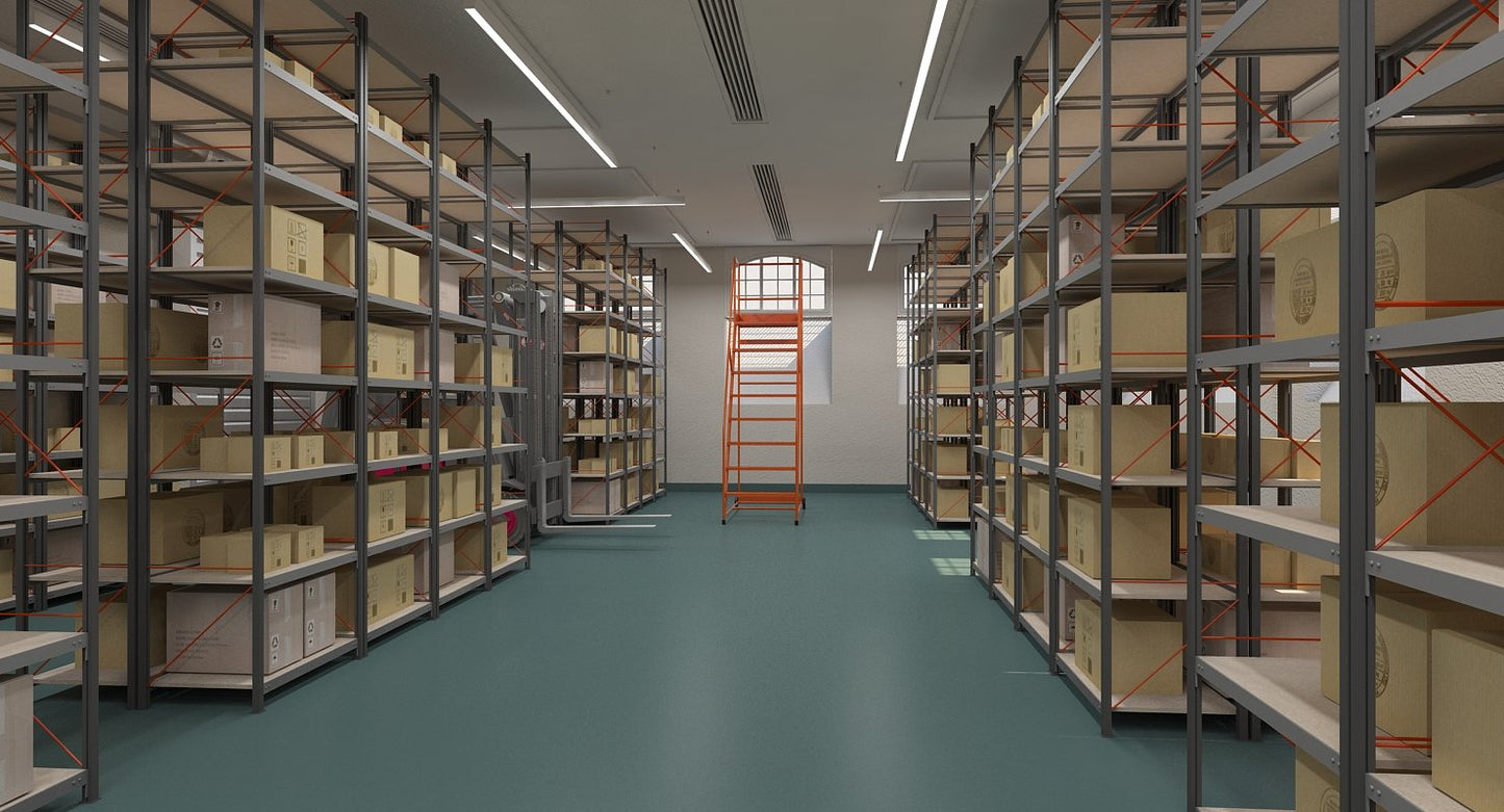 Warehouse Interior Furnished 3D model