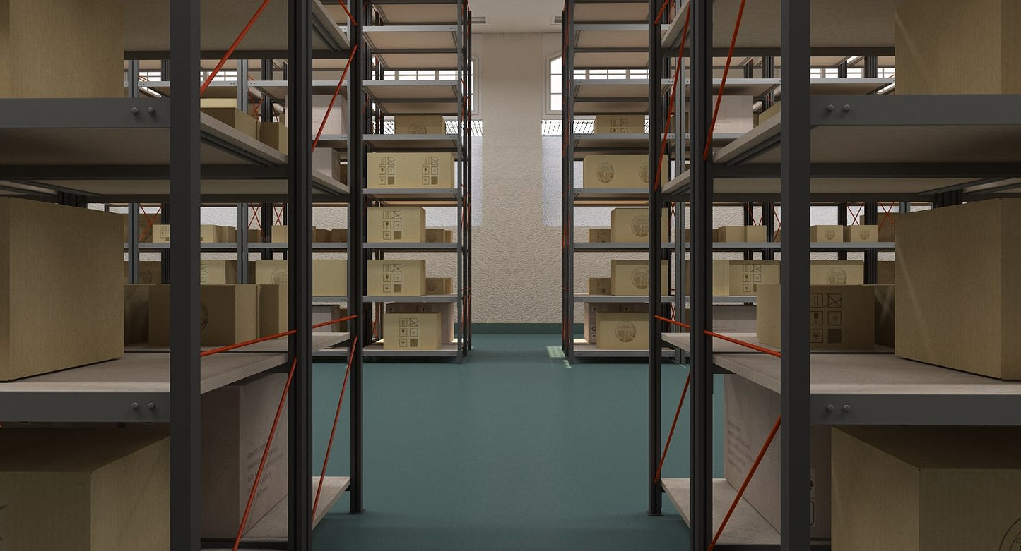 Warehouse Interior Furnished 3D model