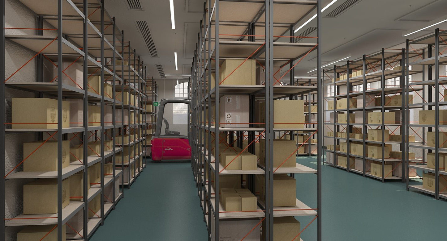 Warehouse Interior Furnished 3D model