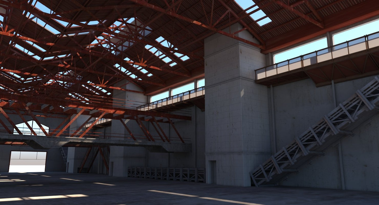 3D Warehouse Interior 03