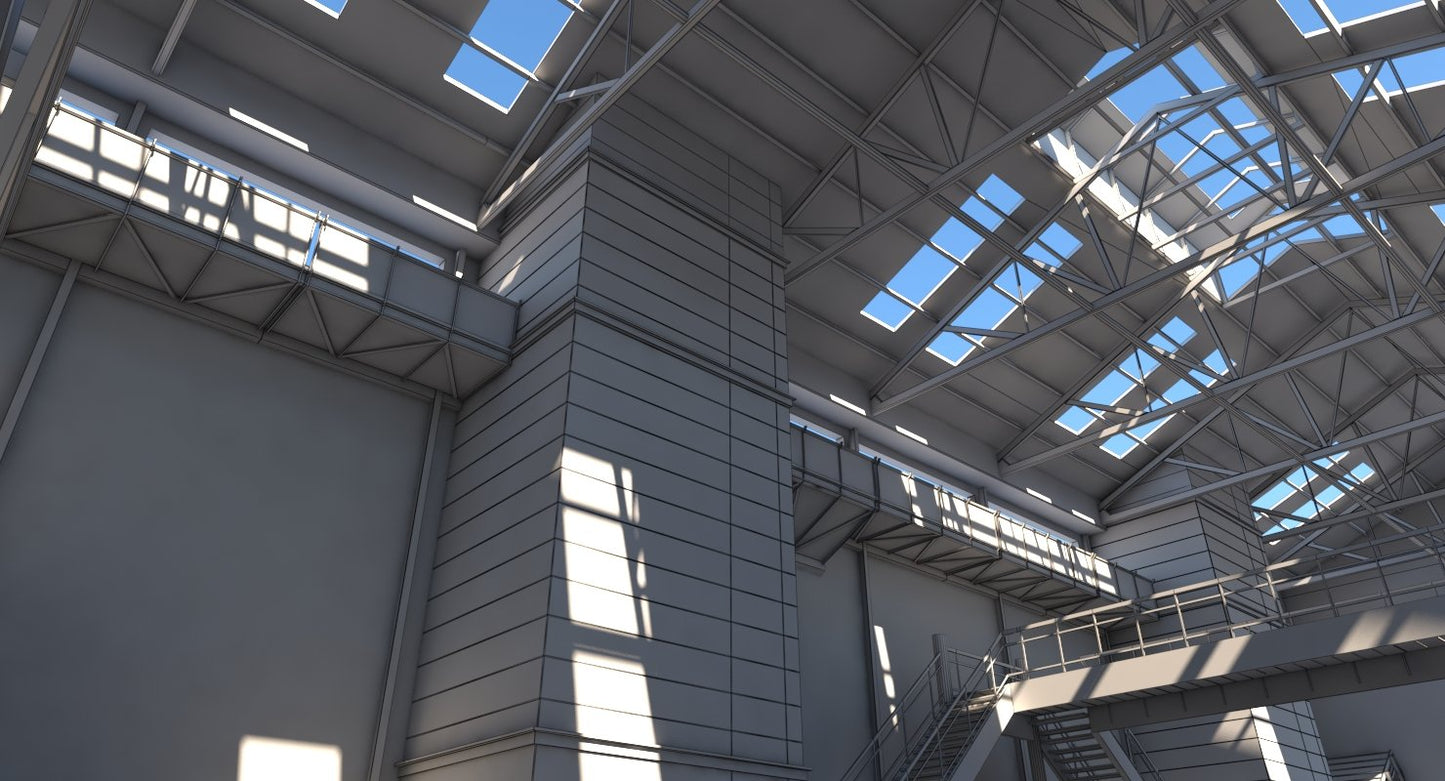 3D Warehouse Interior 03