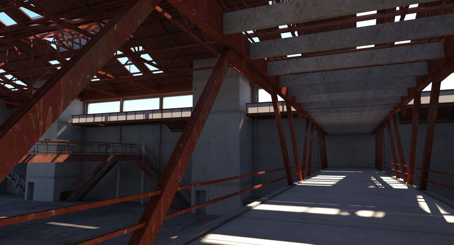 3D Warehouse Interior 03