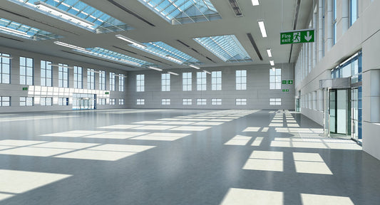 Warehouse Building Interior And Exterior
