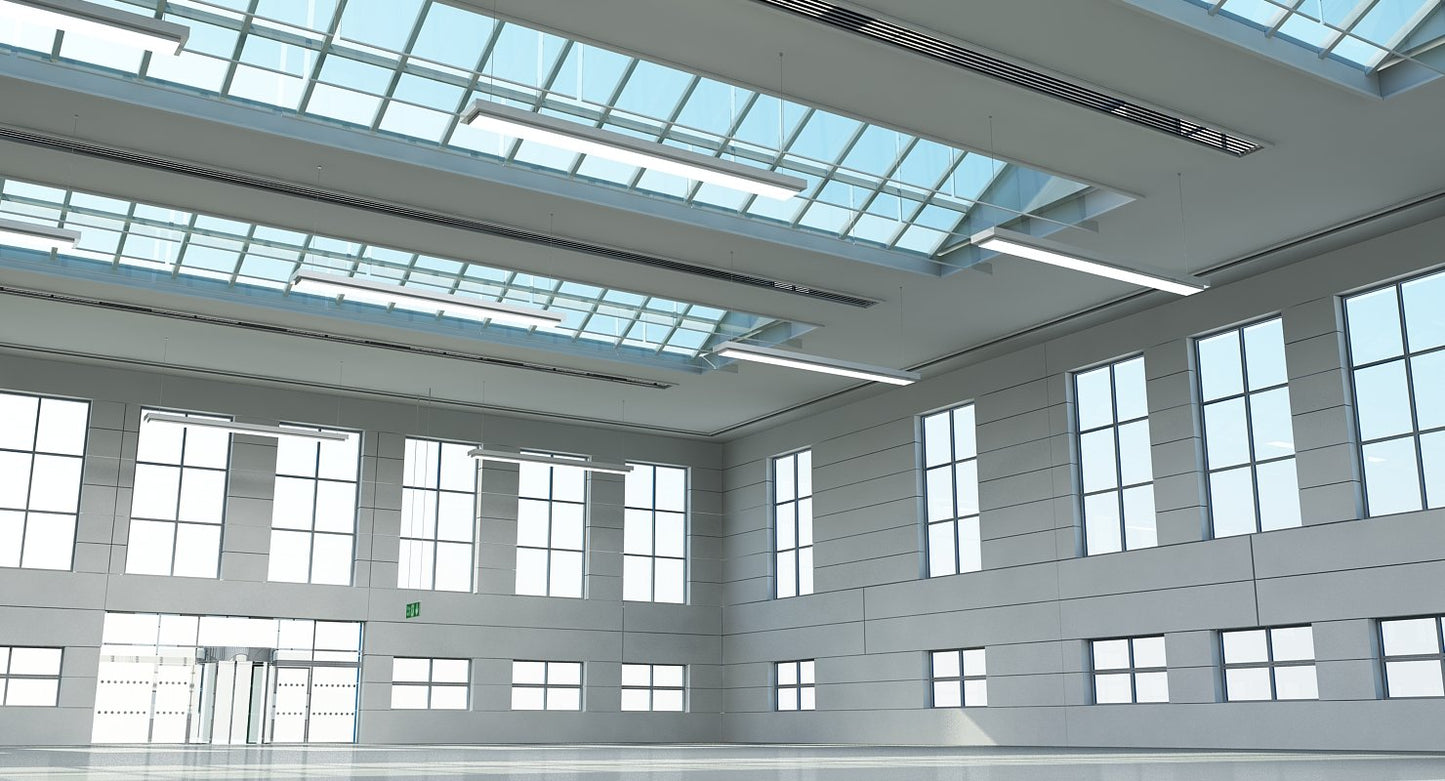 Warehouse Building Interior And Exterior