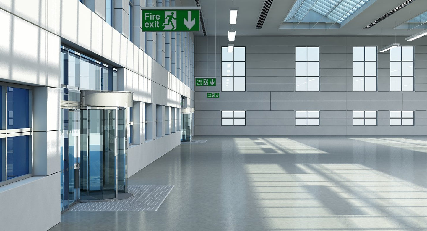 Warehouse Building Interior And Exterior