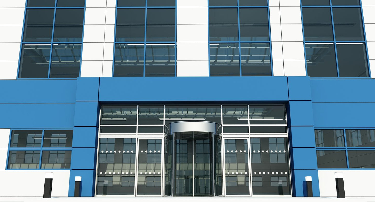 Warehouse Building Interior And Exterior