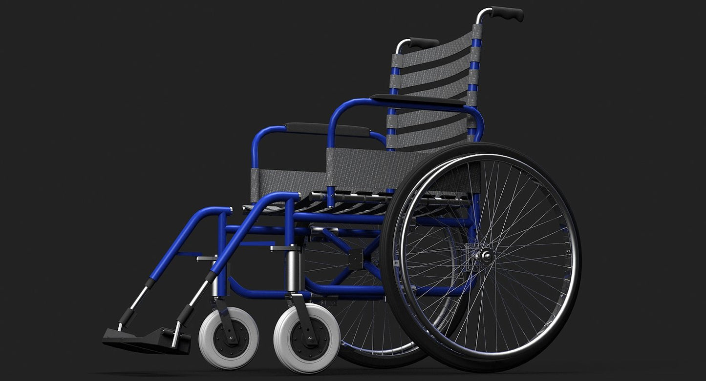 Wheelchair 3D Model