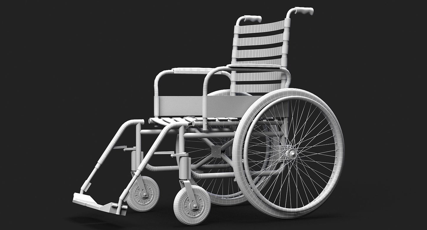 Wheelchair 3D Model