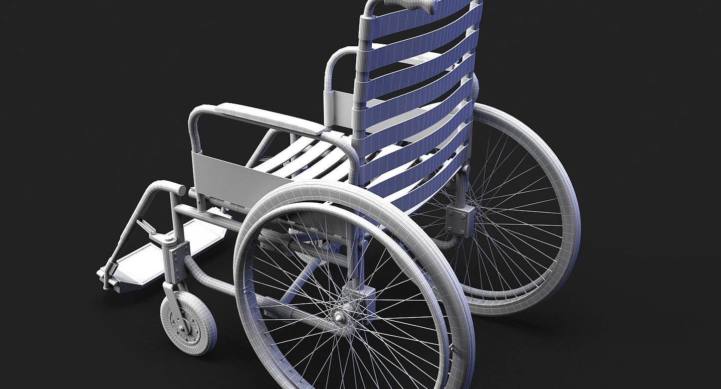 Wheelchair 3D Model