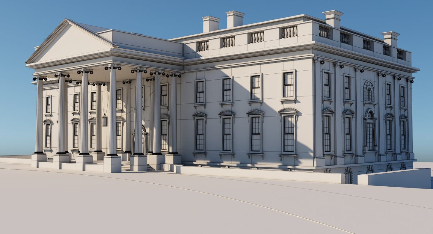 White House 3D Model