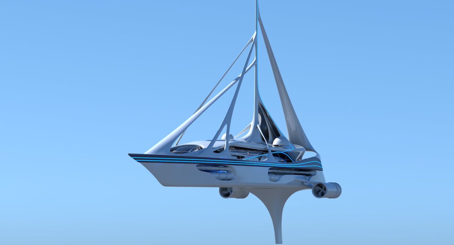 Futuristic Yacht 01