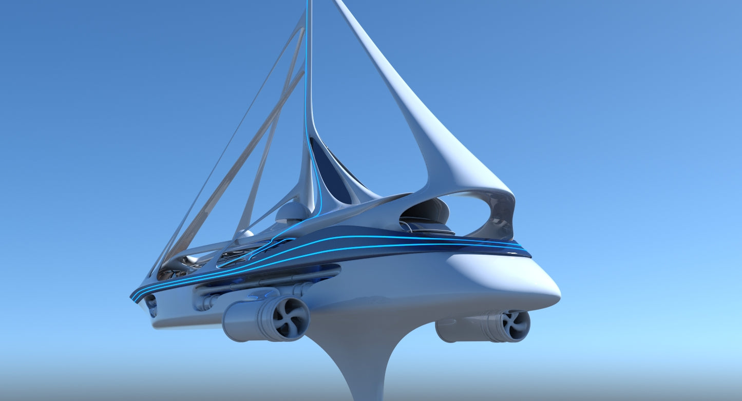 Futuristic Yacht 01