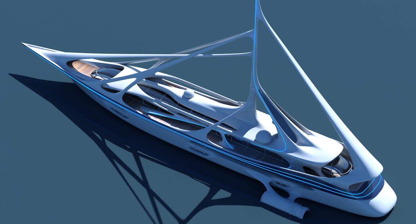 Futuristic Yacht 01