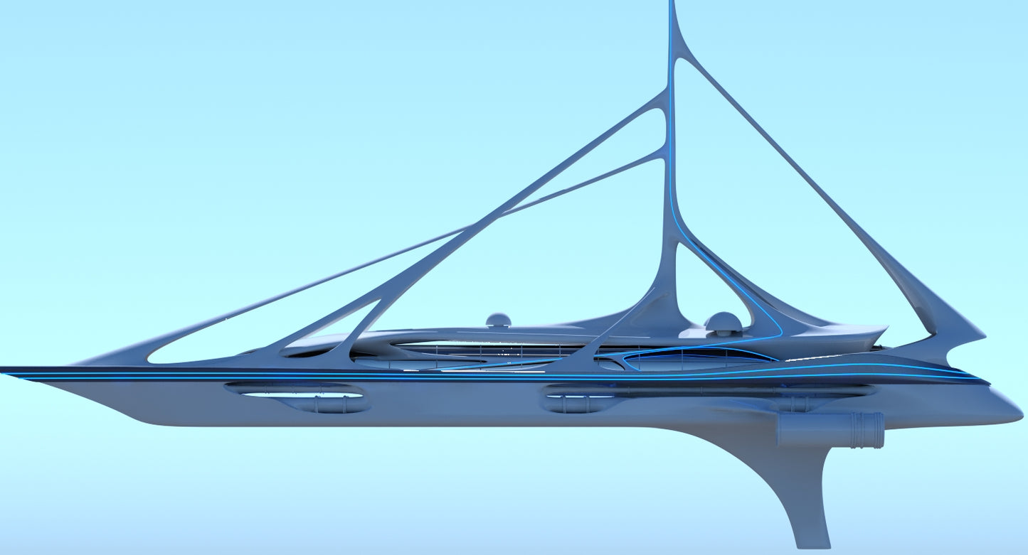 Futuristic Yacht 01