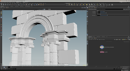 Architectural Archway Structure 01 HDA