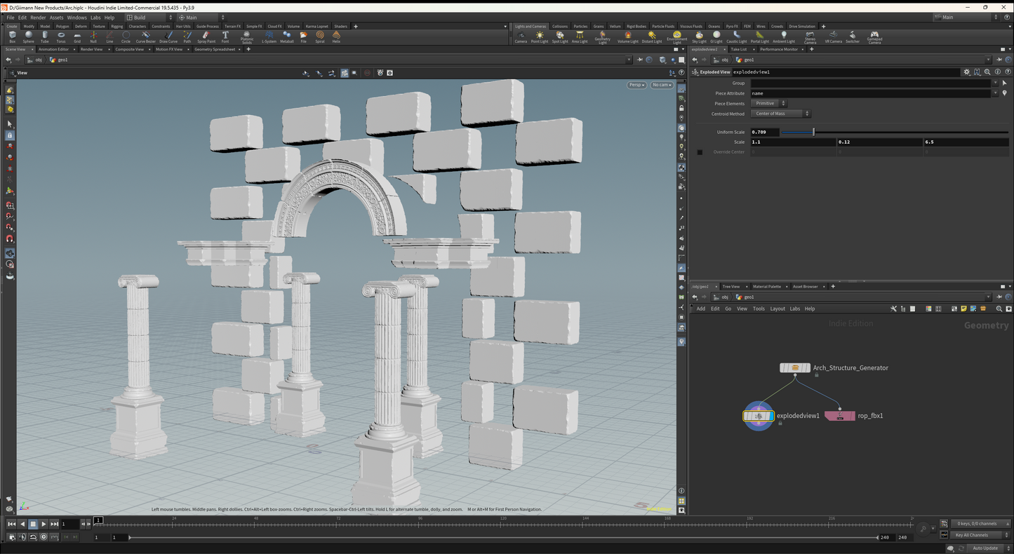 Architectural Archway Structure 01 HDA