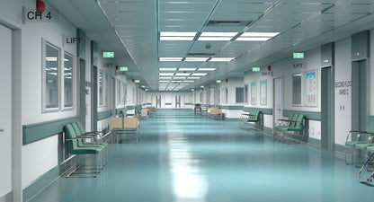 3D model Hospital Hallway 1 Modular