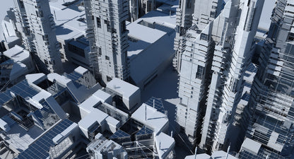 Futuristic Sci-Fi Skyscrapers 001