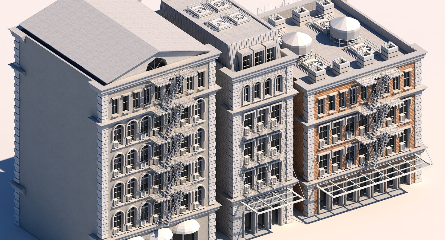Commercial Buildings 101 3D model