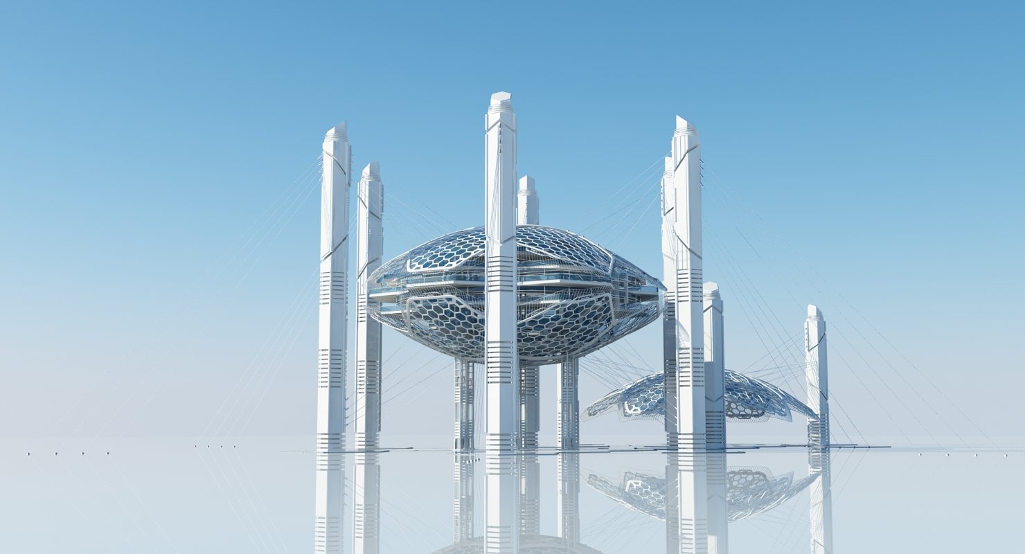 Futuristic Skyscraper HD 16 - WireCASE