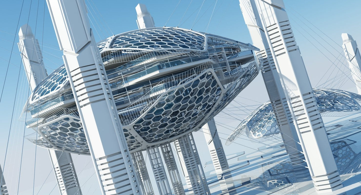 Futuristic Skyscraper HD 16