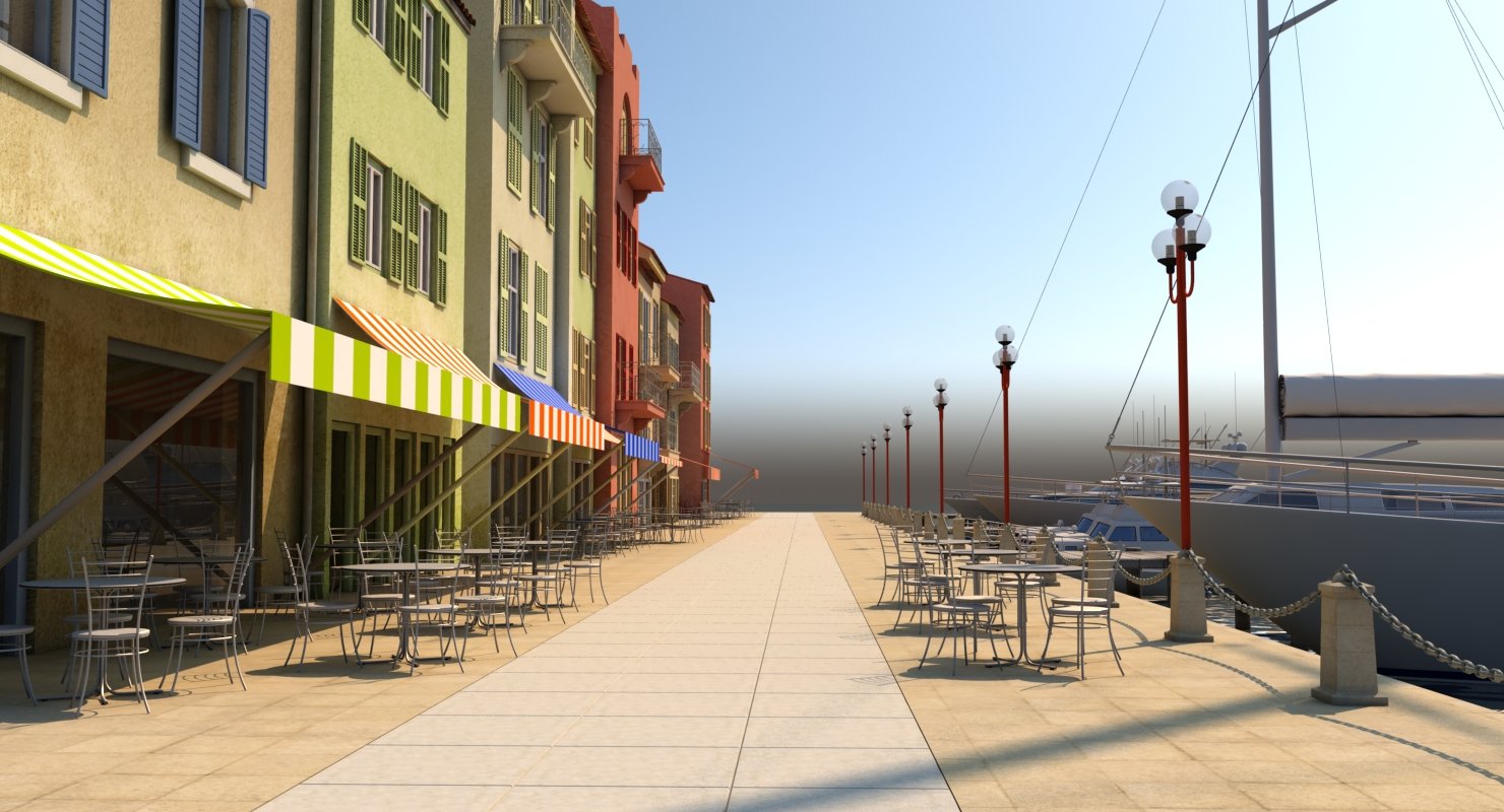 3D City Port 2 - WireCASE