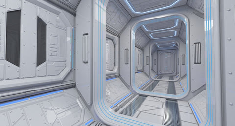 Sci-Fi Interior 1 - WireCASE