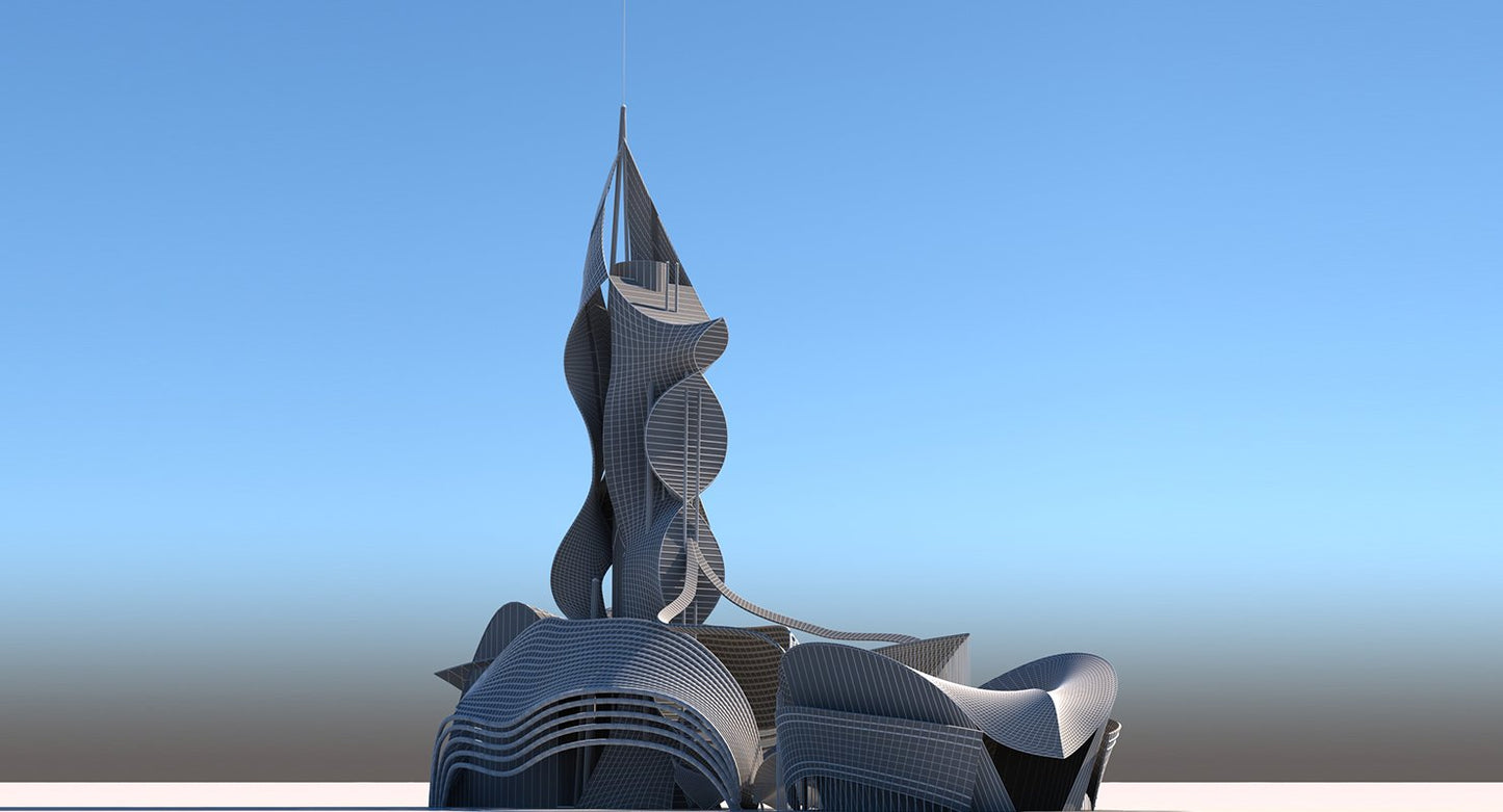 Futuristic Skyscraper 502